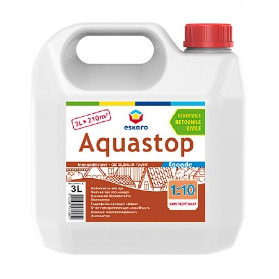 Eskaro Aquastop Facade Grunts koncentrētām minerālu virsmām, 3L