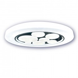 LED griestu lampa ar regulējamu gaismas spilgtumu un tālvadības pulti 48W 3300Lm 3000-6500K φ490mm IP44