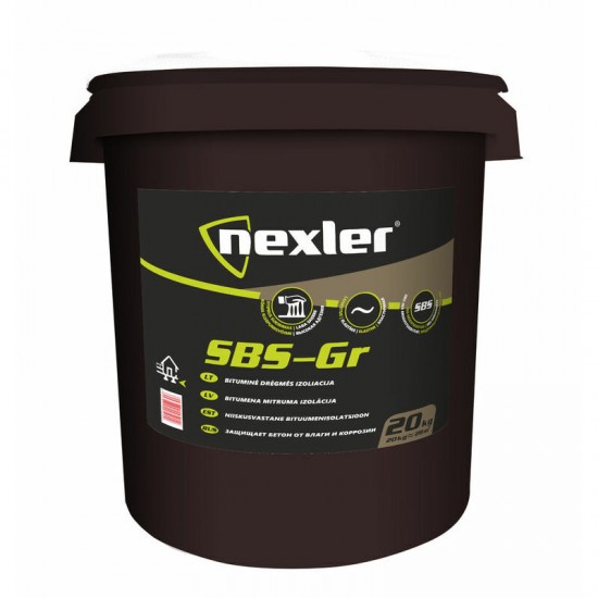 Nexler SBS-GR Modificēta pamatu bituma masa 20kg