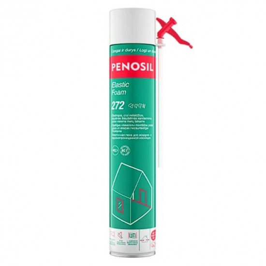 Penosil Elastic Foam 272 elastīgas montāžas putas ar salmiņaplikatoru 750ml