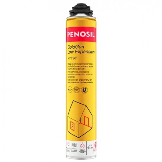 Penosil GoldGun Low Expansion All Season Profesionālās PU putas ar zemu izplešanos 750ml