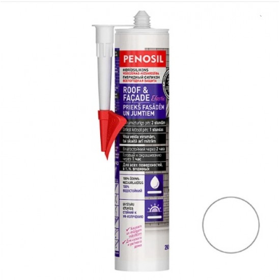 Penosil Roof&Facade Elastic Hermētiķis jumtiem un fasādēm 290ml, caurspīdīgs