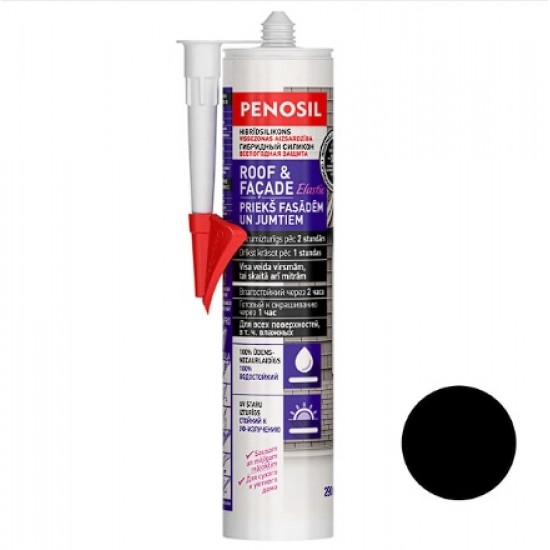 Penosil Roof&Facade Elastic Hermētiķis jumtiem un fasādēm 290ml, melns