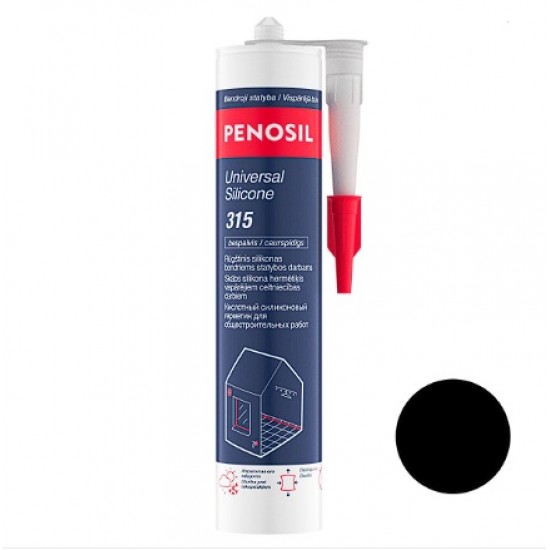 Penosil Universal Silicone 315 / 315c Universāls silikona hermētiķis 280ml, melns