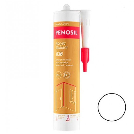 Penosil Acrylic Sealant 636 Krāsojams akrila hermētiķis 280ml, balts