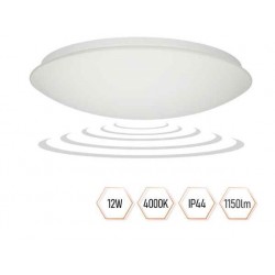 LED griestu lampa 24W SMD2835 220-240V/50Hz RA80 PF>0.5 1600Lm 4000K φ370*100mm IP44