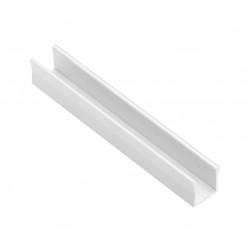Alumīnija profils LED lentei, GLAX MINI virs galvas Augsts 14mm, 2 m, balts PA-GLAXMNKW-AL-10 GTV