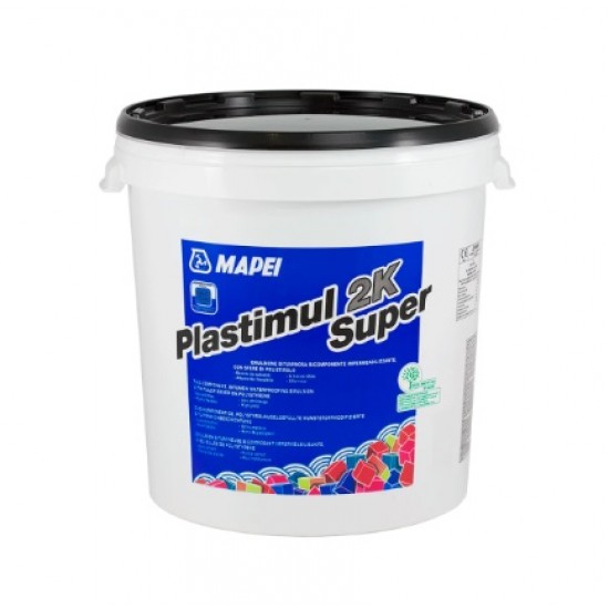 Mapei Plastimul 2k Super A+B Bituma hidroizolācija pamatiem, 22.9 kg