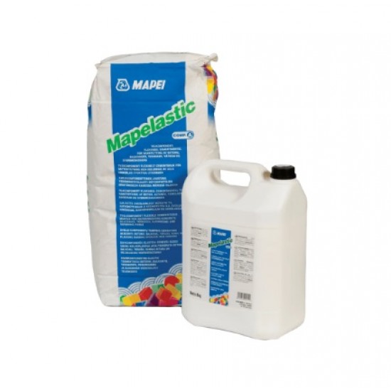 Mapei Mapelastic A+B Divkomponentu, elastīga cementa bāzes hidroizolācija, 32 kg