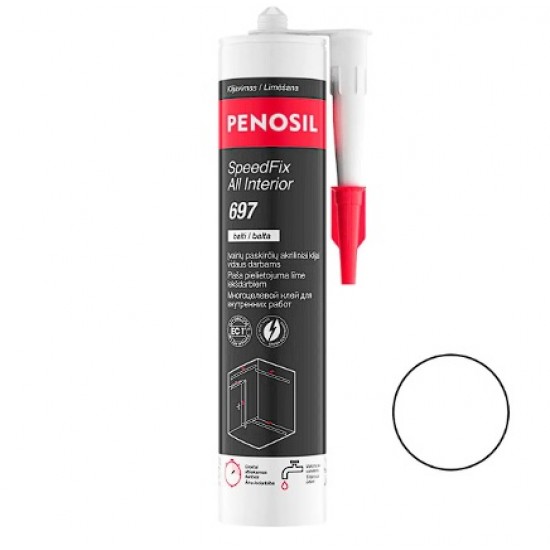 Penosil SpeedFix All Interior 697 Līme iekšdarbiem 290ml balta