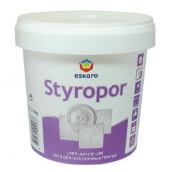 Eskaro Styropor Līme griestu segumiem, balta, 1kg