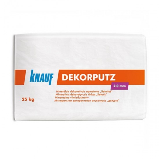 Knauf Dekorputz Cementa dekoratīvais apmetums (lietutiņš) 2mm, 25kg