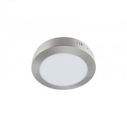 Griestu SMD LED apgaismojums 230V, 24 W, 2800 lm, Krāsa: matēts hroms, Gaismas krāsa: neitrāli balta