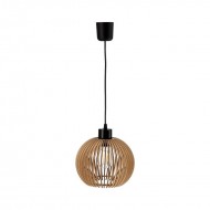 ANAFI piekaramā lampa, maks. 60W, E27, melns, koka