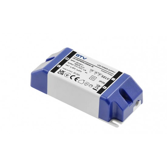 PRO+ barošanas bloks, DC12V, 6W, AC220-240V ieeja, IP20 PRO+ barošanas bloks, DC12V, 6W, AC220-240V ieeja, IP20