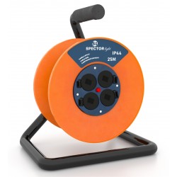 Kabeļa spole H05RR-F 3G1.5mm2 ar termisko aizsardzību, IP44 25m
