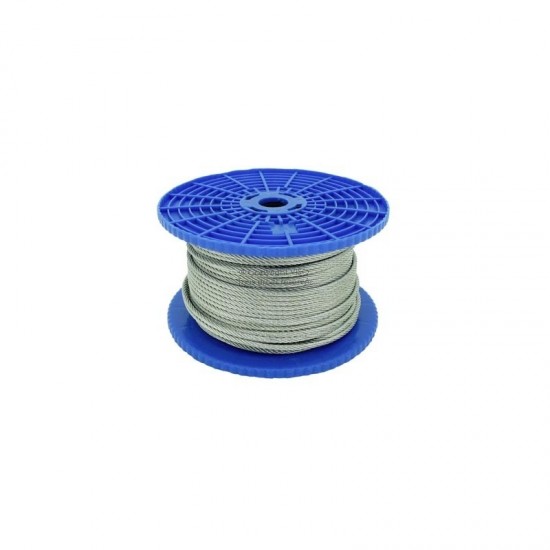 Rd2mm+d1mm PVC tērauda trose ar PVC materiālu