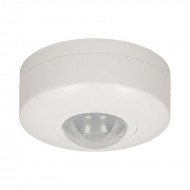 Mini PIR kustības sensors 360°, aizsardzības pakāpe: IP 20, skata leņķis: 360°, sadarbojas ar LED apgaismojumu