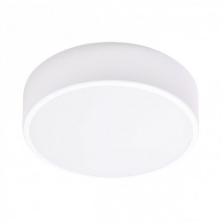 OVO LED griestu gaisma, 24W, 4000K, 2750lm, balts tērauds, matēta stikla difuzors, IP20, Ø 300