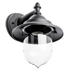 Fasādes lampa TOSKANA-AD, E27, MAX.60W, IP54, AC220-240V, 50-60Hz, pelēka GTV