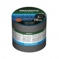 Vincents Polyline Roofband Bitumena blīvējoša lente Pelēka 7.5cm x 10m