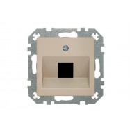 Liregus AIKL-001-01.R/ONC Apdare (ar statīvu) Keystone rozetēm, stūra: datoram/tālrunim/TV/HDMI/USB. Rāmis "Retro" matēts. melnbalts/krāsains (bez rāmja)