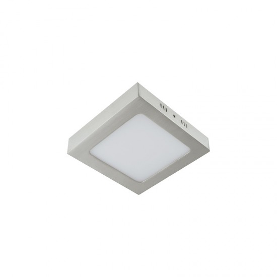 Griestu SMD LED apgaismojums 230V, 6 W, 580 lm, Krāsa: matēts hroms, Gaismas krāsa: neitrāli balta