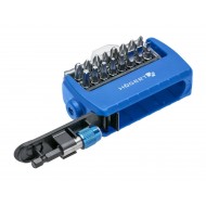 Набор бит с держателем бит 1/4", SL, PH, PZ, Torx, 17 шт. HOEGERT