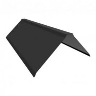 Ruukki 40 Metāla kore, RA9AR, 0.5mm, 195x195mm, 2000mm, RR33/Melna