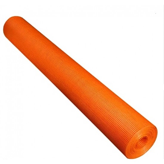 Albau Stikla šķiedras armēšanas siets, 160g/m2, 1x50m, 50m2, oranžš Albau Stikla šķiedras armēšanas siets, 160g/m2, 1x50m, 50m2, oranžš