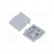 Заглушка для профиля LED GLAX Mini Накладной (квадратная), серая, 10 шт. в блистере PA-ZASGLAXMNKK-00 GTV