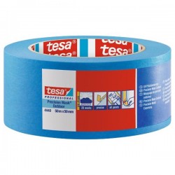 Tesa 4440 Precision Mask Outdoor krāsotāju lente ārdarbiem, zila, 50mm x50m