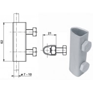 Testa skava Rd7-10mm stieplei, St/Zn Testa skava Rd7-10mm stieplei, St/Zn