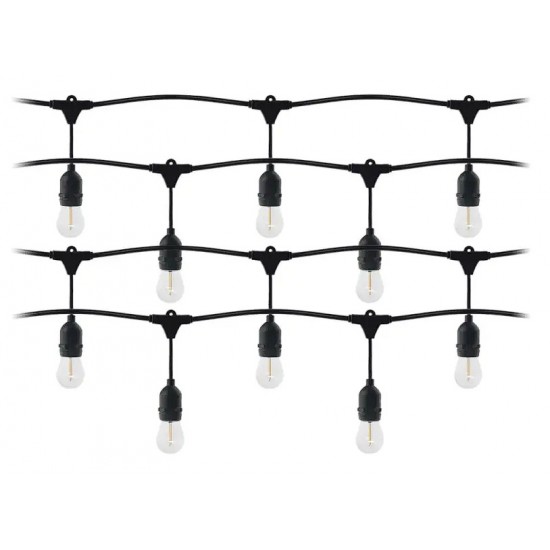 LED virtene ar spuldzēm VIRONE 20m LG-3/E27/3 IP44