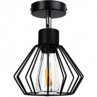 PINO sienas lampa, maks. jauda 60W, E27, melns