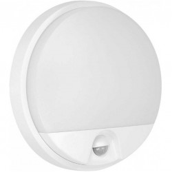 AGAT LED 15W, dārza gaismeklis, balts ar kustības sensoru 140st, 1100lm, IP54, 4000K