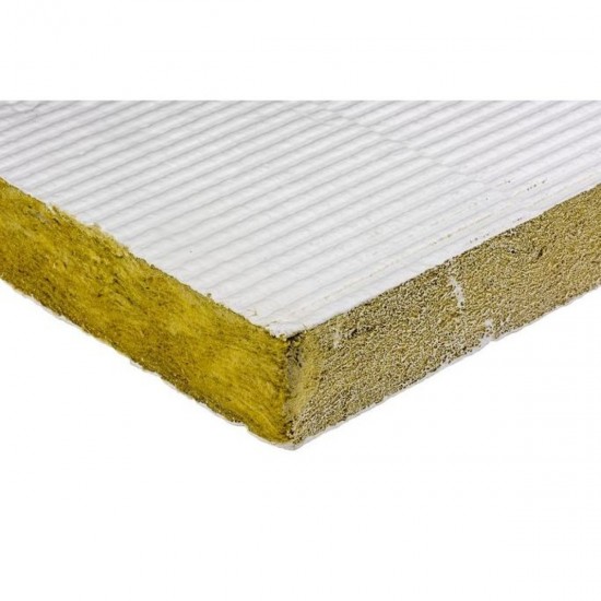 Knauf FPC Panel Minerālvates plāksne ar divpusēju ugunsaizsardzības pārklājumu , rievota, 60x600x1200mm