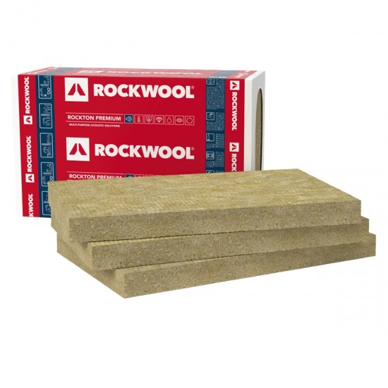 Rockwool Rockton Premium Paaugstināta blīvuma akmens vates plāksnes 200x610x1000mm 36.6m2 palete