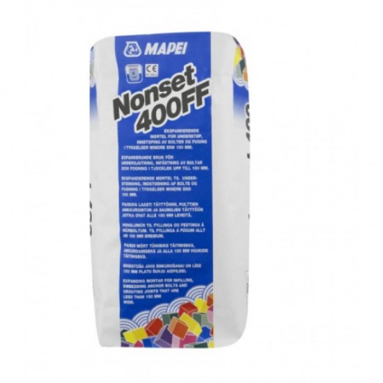 Mapei Nonset 400 FF, Bezrukuma ziemas betona remonta sastāvs, 25 kg