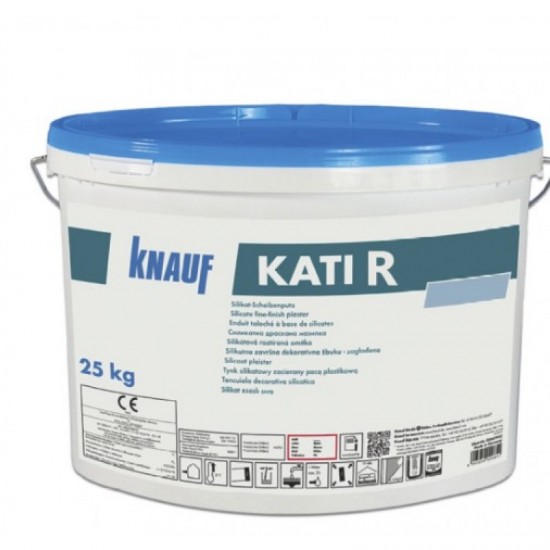 Knauf Kati R Dekoratīvais silikāta apmetums, lietutiņš, bāze A, 2mm, 25kg