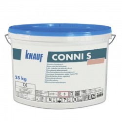 Knauf Conni S Dekoratīvais silikona apmetums, biezpiens, bāze B, 2mm, 25kg