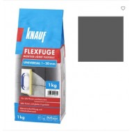 Knauf Flexfuge Universal Затирка для швов на цементной основе , antracīta, 1кг
