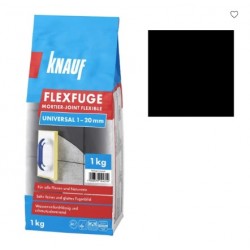 Knauf Flexfuge Universal Cementa bāzes flīžu šuvotājs, samta melns, 5kg