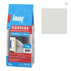 Knauf Flexfuge Universal Cementa bāzes flīžu šuvotājs, sudrabpelēks, 5kg