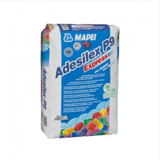 Mapei Adesilex P9  Express Ātri cietējoša flīžu līme (C2FT), 25 kg