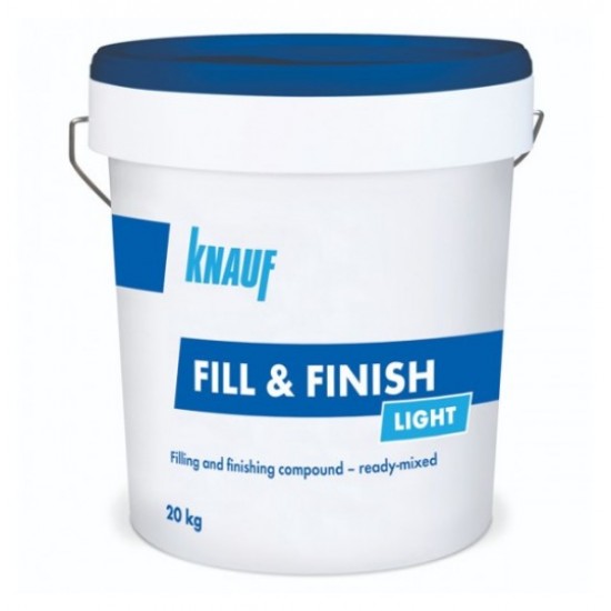 Knauf Fill & Finish Light gatavā vieglā špaktele (Zila), 20kg