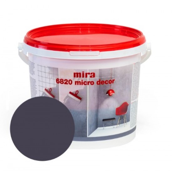 Mira 6820 Micro decor Sienu mikrocememta dekoratīvā špaktele, baklažāna violeta, 3kg