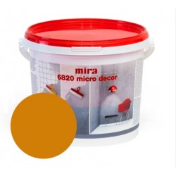 Mira 6820 Micro decor Sienu mikrocememta dekoratīvā špaktele, oranža, 3kg