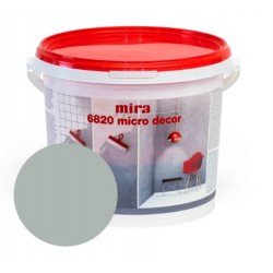 Mira 6820 Micro decor Sienu mikrocememta dekoratīvā špaktele, sudraba, 3kg