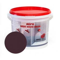 Mira 6820 Micro decor Sienu mikrocememta dekoratīvā špaktele, vīna sarkana, 3kg